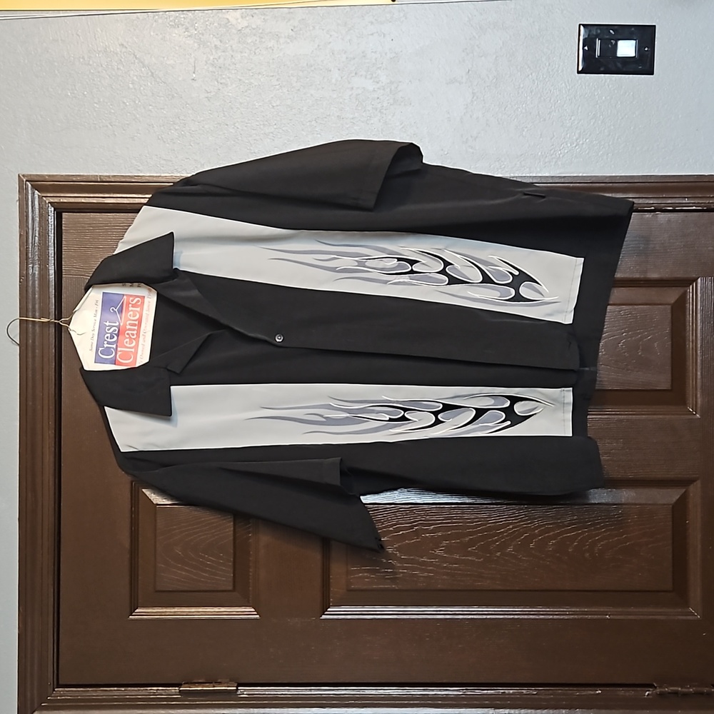 Men's button-down dress shirt